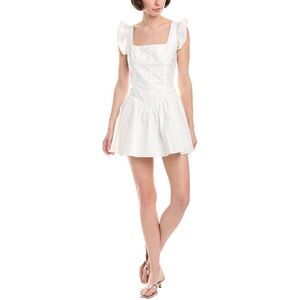Amanda Uprichard Womens Holland Romper, White